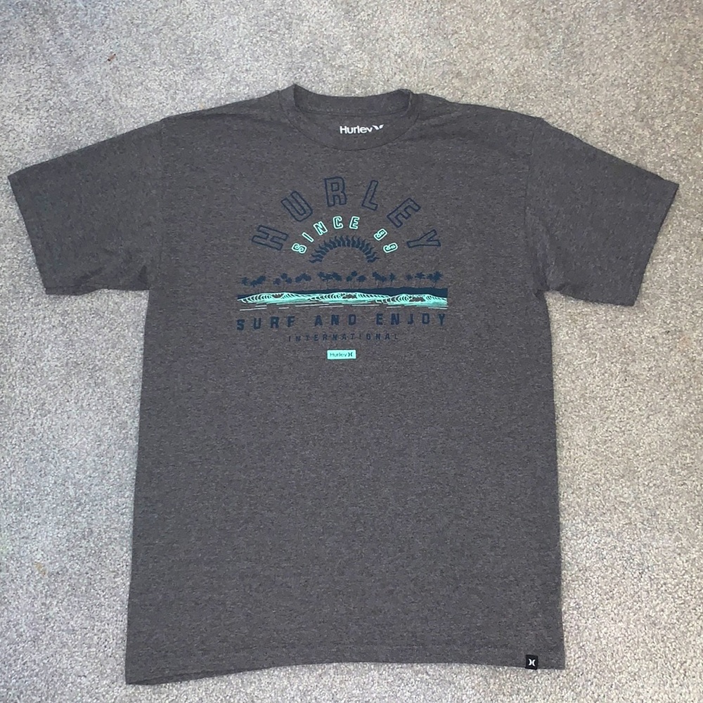 Hurley Gray T-Shirt Men's Size Medium